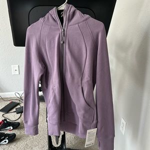 Lululemon scuba full zip hoodie size 10 in purple ash
